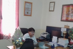 Dr.-DP-Sharma-in-his-office